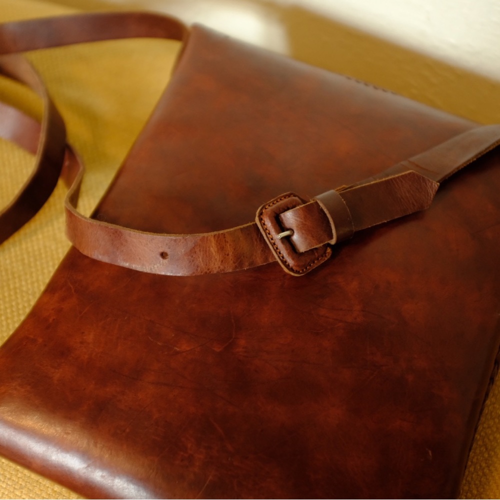 Mexican genuine leather crossbody - Picture 4 of 11